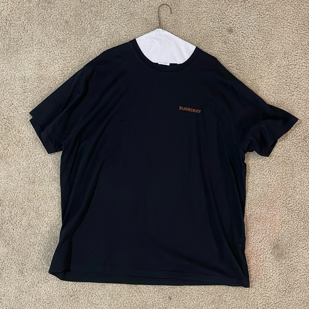 Burberry Monogram Motif Cotton Oversized T-Shirt